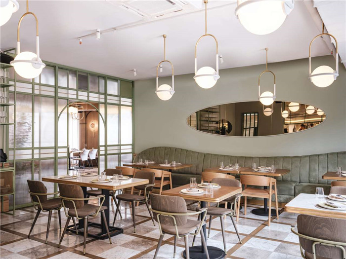 網紅氣質主題餐廳裝修設計圖