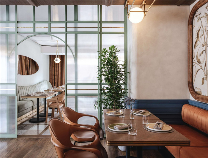 以優雅與復古為名  They多功能融合主題餐廳設計方案