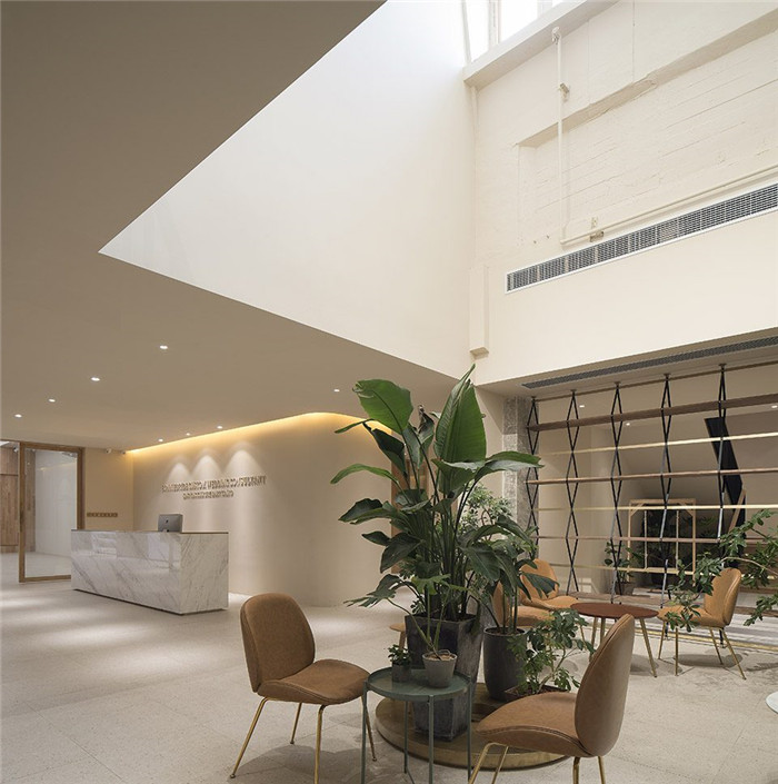 簡約風婚禮策劃機構辦公室裝修設計大廳效果圖