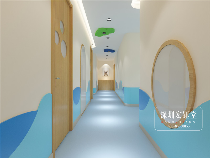 藝學(xué)堂少兒藝術(shù)培訓(xùn)學(xué)校走廊方案實景圖 藝學(xué)堂少兒藝術(shù)培訓(xùn)學(xué)校走廊方案實景圖
