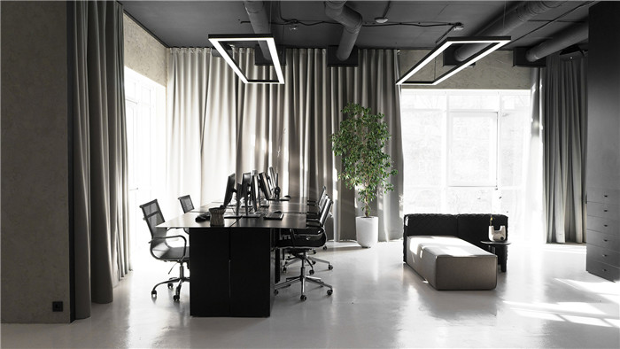 極簡風辦公室辦公室裝修設計效果圖