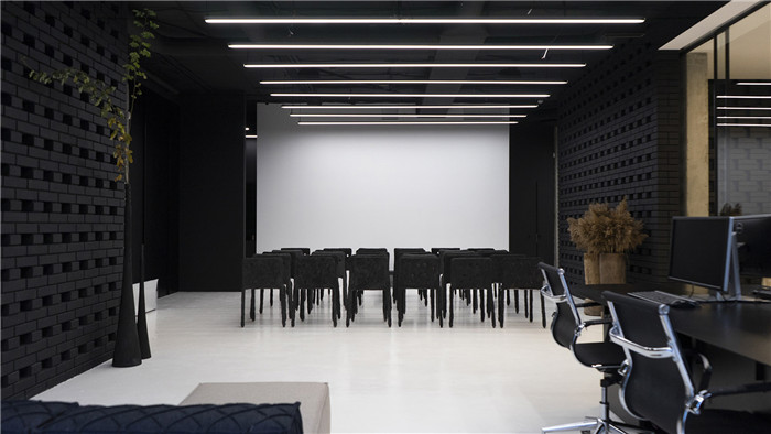極簡風辦公室會議廳修設計效果圖