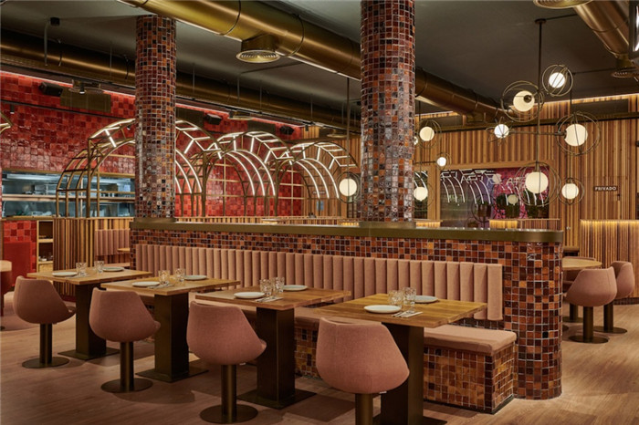 精致優雅的大地色系Piur主題餐廳裝修設計圖 精致優雅的大地色系Piur主題餐廳裝修設計圖