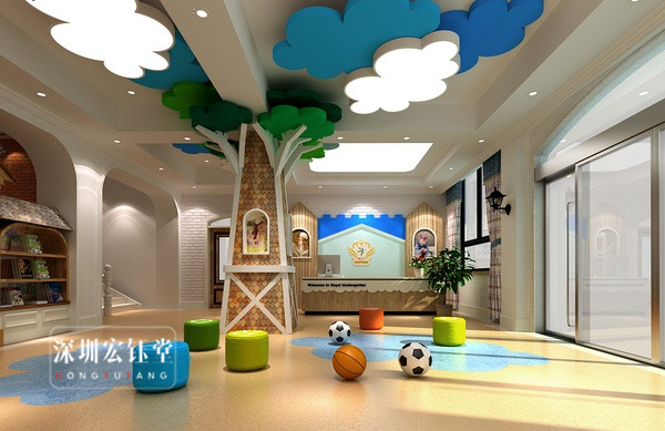 自然樹蒙特梭利幼兒園裝修設計圖