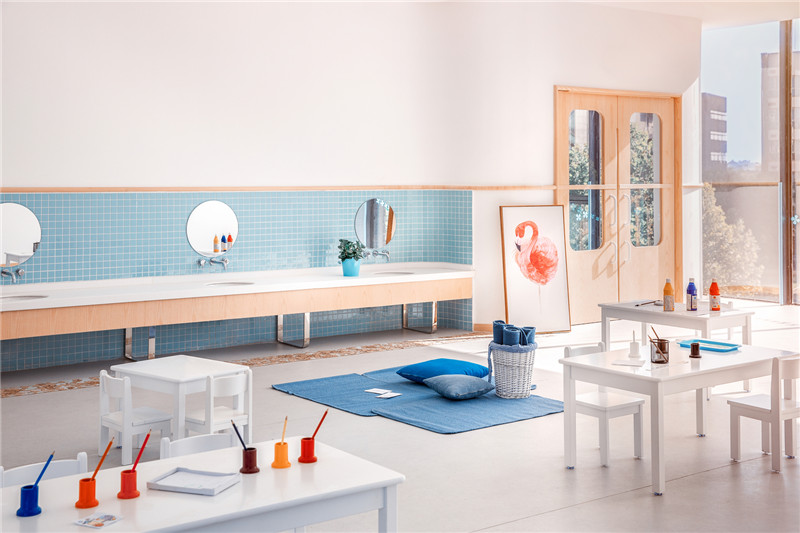 皇家蒙特梭利幼兒園美術教室裝修設計方案