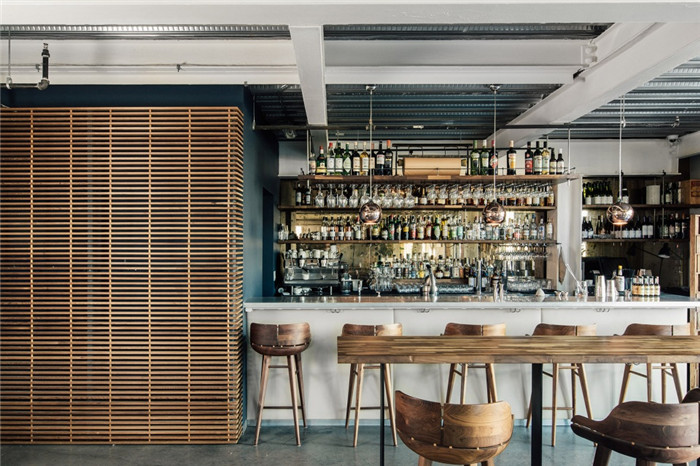 西雅圖辦公室水吧裝修設計方案