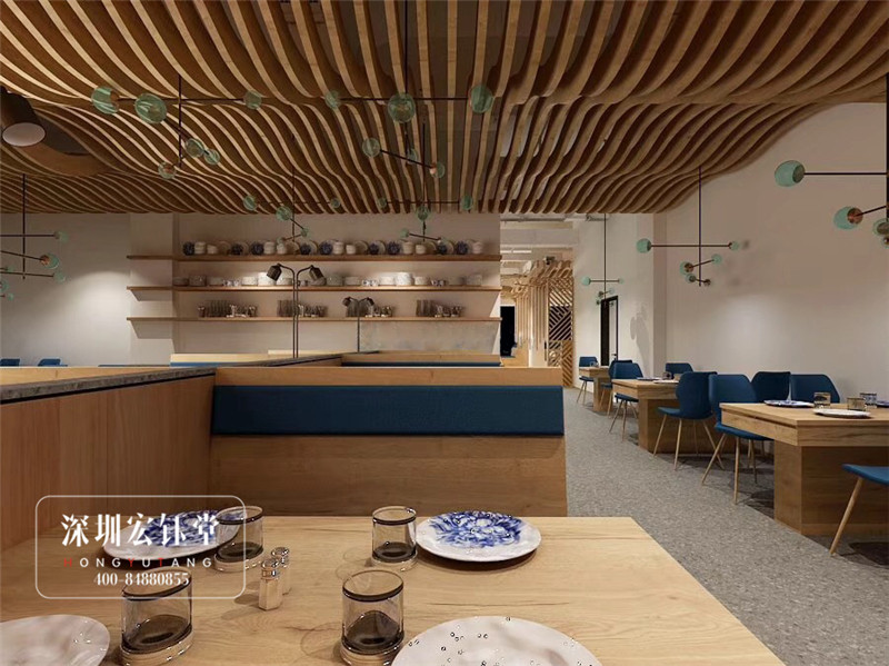 鄭州外婆印象餐廳裝修設(shè)計(jì)圖