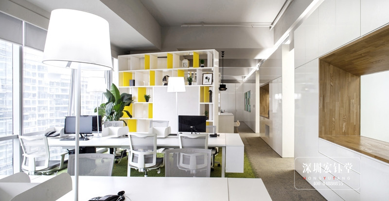 SIMAN皮具公司辦公室辦公區裝修設計圖