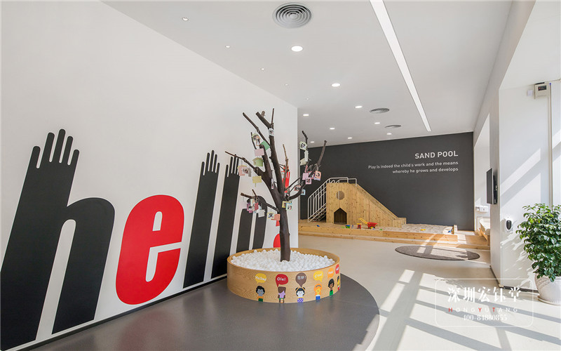 Windsor雙語(yǔ)幼兒園游戲區(qū)裝修設(shè)計(jì)方案
