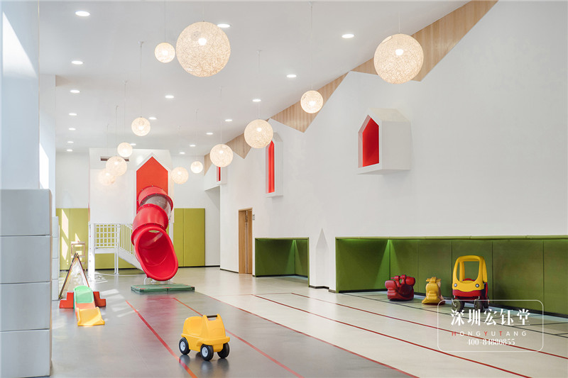 Windsor雙語(yǔ)幼兒園活動(dòng)室裝修設(shè)計(jì)實(shí)景圖