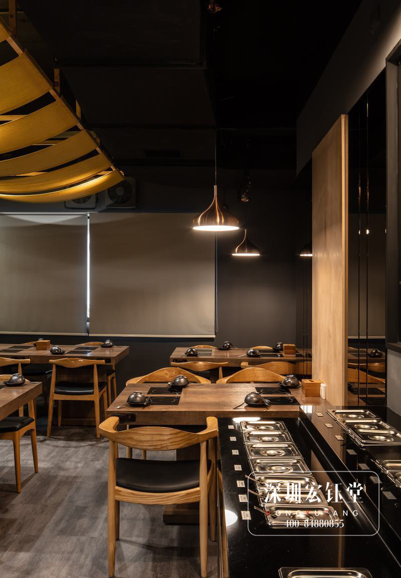 海味日式禪風(fēng)火鍋店裝修設(shè)計(jì)實(shí)景圖 海味日式禪風(fēng)火鍋店裝修設(shè)計(jì)實(shí)景圖