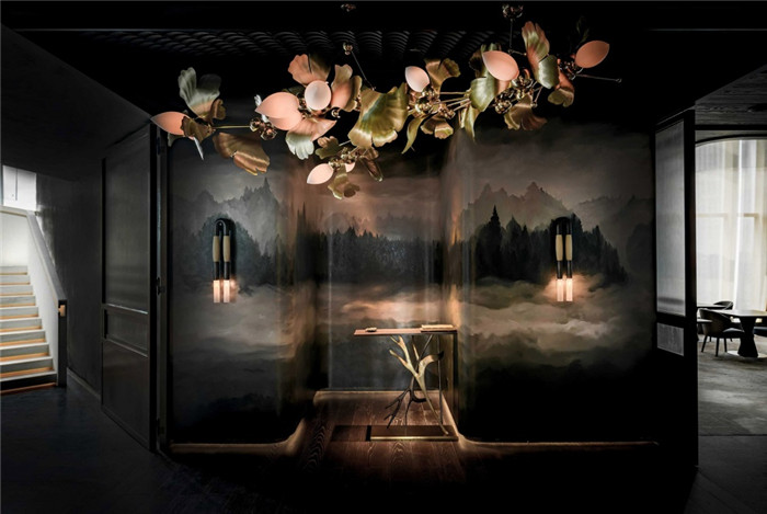 高端粵式餐廳設計案例   Ensue餐廳室內裝修實景圖