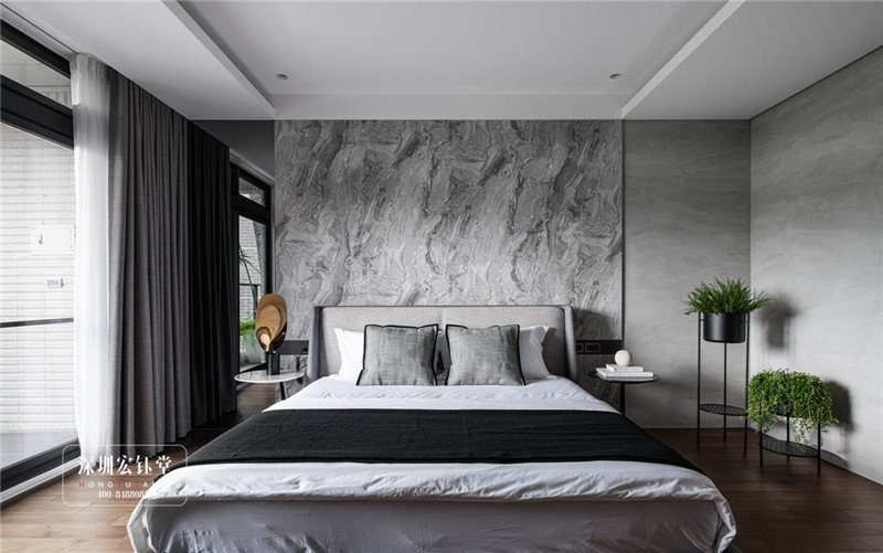 鄭州現代風三層獨棟別墅臥室裝修設計方案