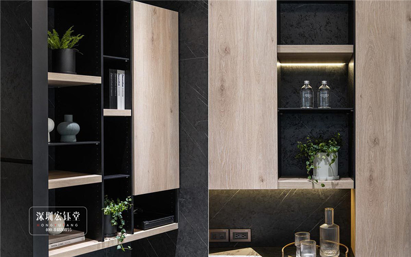 鄭州現代風三層獨棟別墅室內裝修設計方案