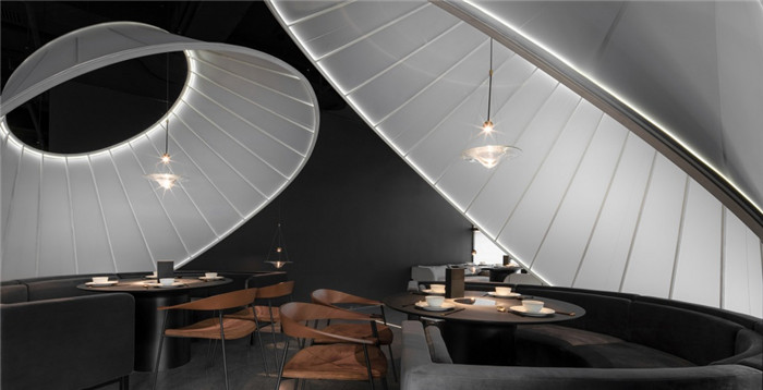 星盤散落下的貝殼 福州上餐廳主題餐飲空間設計實景圖 星盤散落下的貝殼 福州上餐廳主題餐飲空間設計實景圖