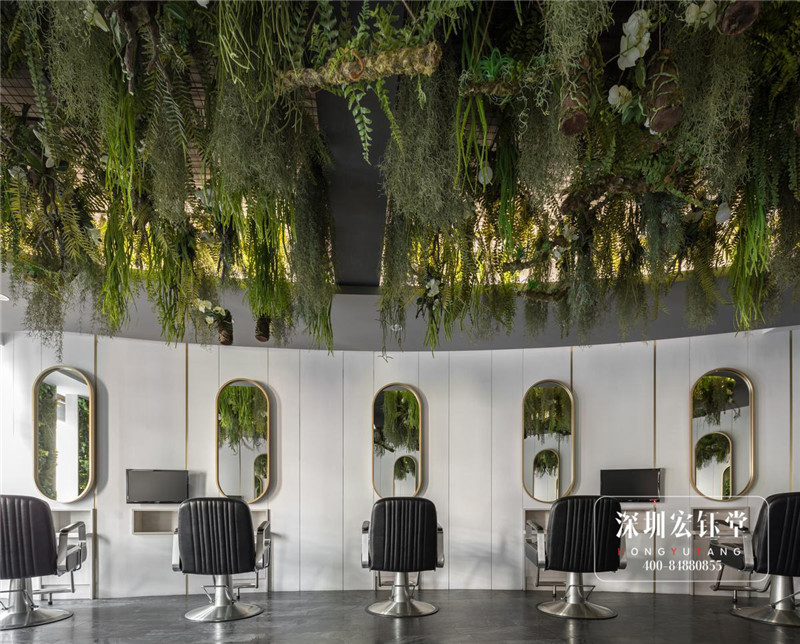 都市花園主題美發(fā)店裝修設(shè)計(jì)圖 都市花園主題美發(fā)店裝修設(shè)計(jì)圖