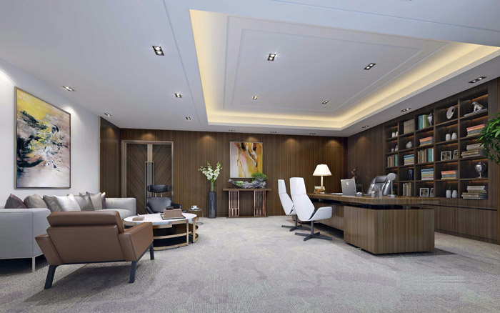 鄭州辦公室總經理裝修 鄭州辦公室總經理裝修