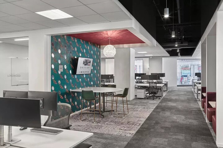 電商總部辦公室裝修實(shí)景圖