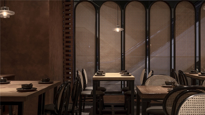 小型特色餐飲設計推薦：十三式重慶江湖菜餐廳裝修方案