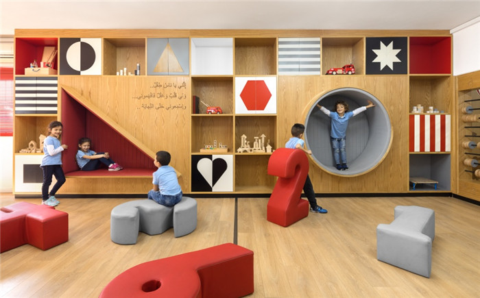 充滿想象力和創造力的創意以色列小學活動區裝修設計