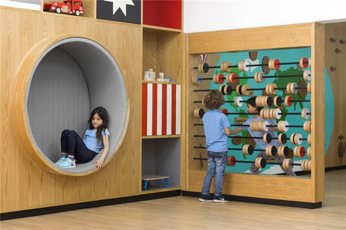 充滿想象力和創造力的創意以色列小學活動區裝修設計