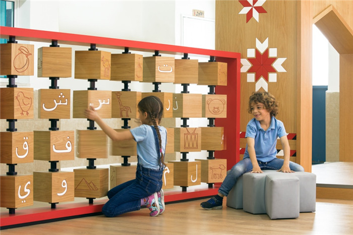 充滿想象力和創造力的創意以色列小學活動區裝修設計
