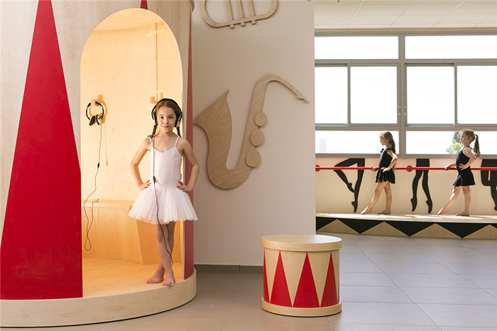 國外高端兒童芭蕾舞蹈幼兒園舞蹈教室裝修設(shè)計效果圖