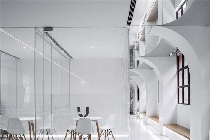 現代創意極簡風兒童藝術中心接待區裝修設計效果圖 現代創意極簡風兒童藝術中心接待區裝修設計效果圖