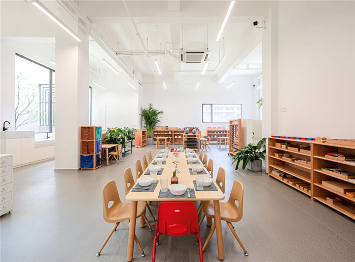 純粹簡約風的心流幼兒園室內裝修設計效果圖 純粹簡約風的心流幼兒園室內裝修設計效果圖