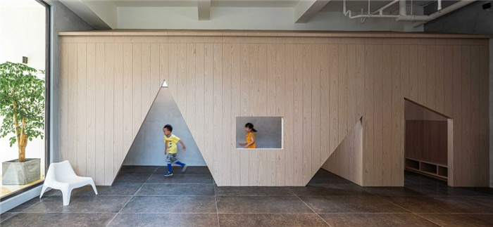 純粹簡約風的心流幼兒園游戲區裝修設計效果圖 純粹簡約風的心流幼兒園游戲區裝修設計效果圖