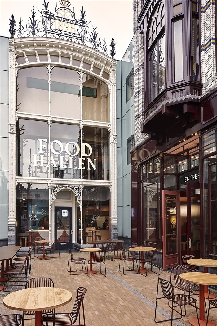 色彩繽紛活力無限的Foodhallen美食廣場裝修設計方案