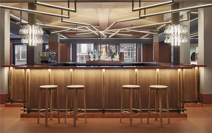美食廣場中心酒吧裝修設計圖