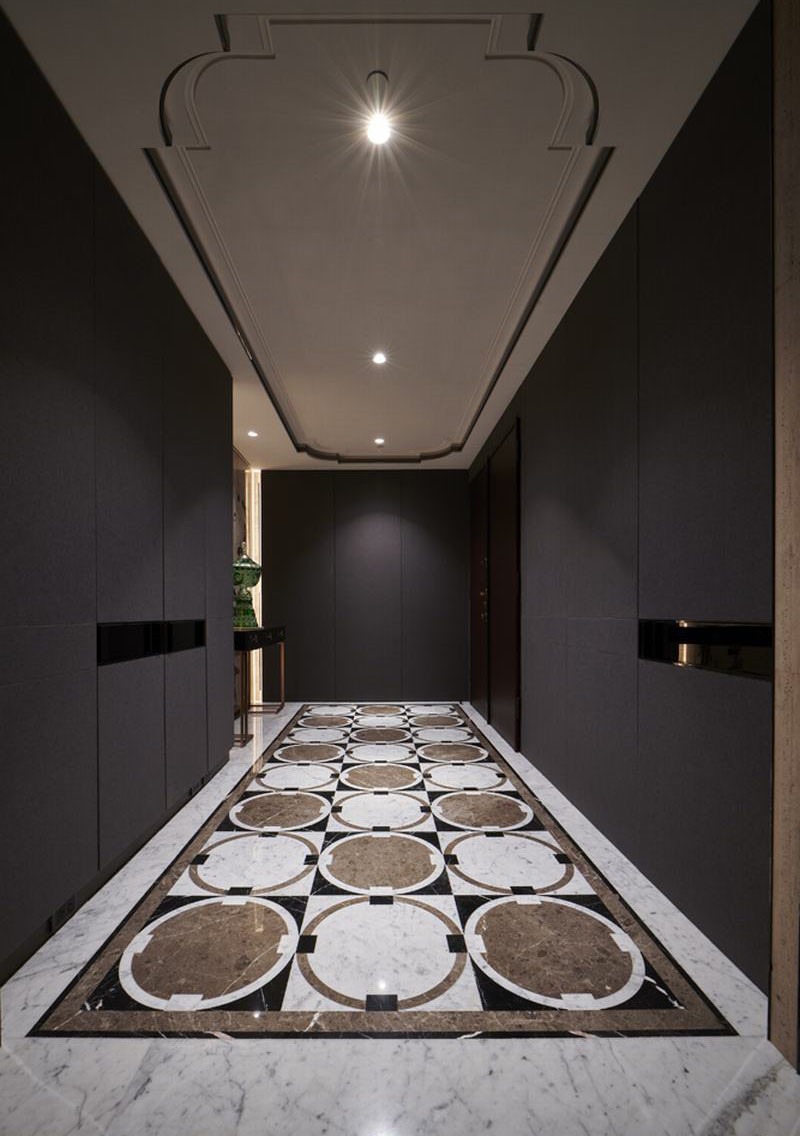 530平現代大氣的豪宅玄關設計方案