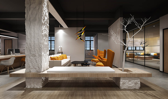 辦公室接待區裝修改造 辦公室接待區裝修改造