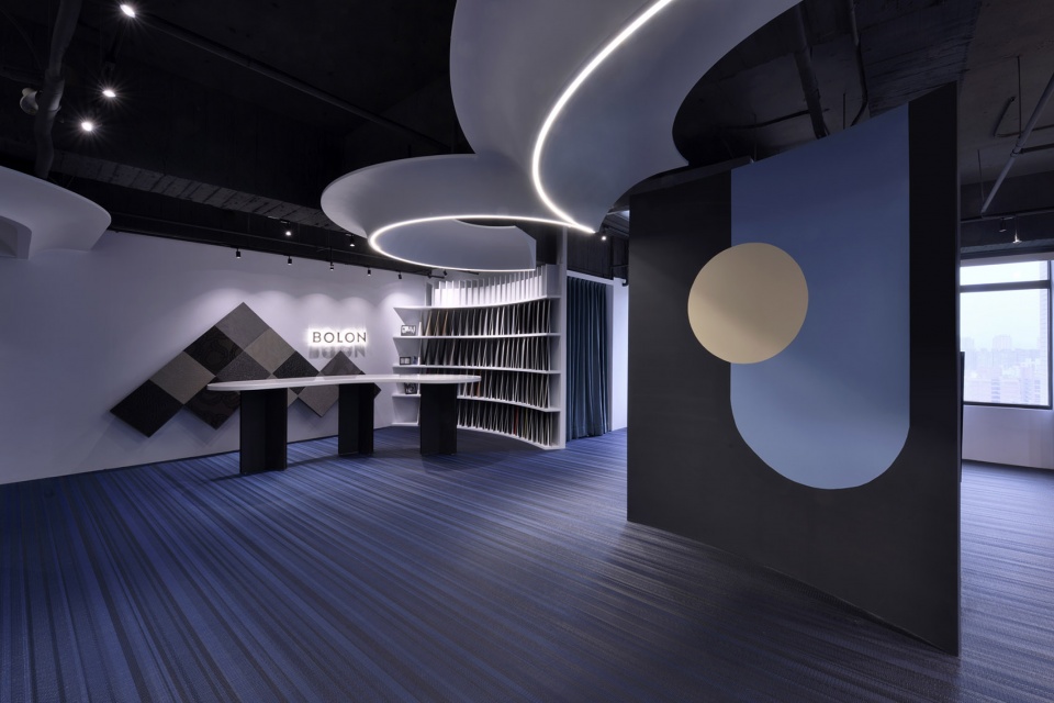 辦公室前臺裝修設計實景圖