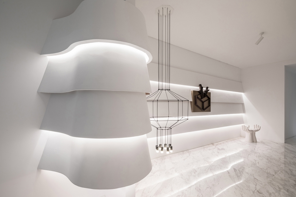 服裝辦公室前臺裝修設計效果圖 服裝辦公室前臺裝修設計效果圖