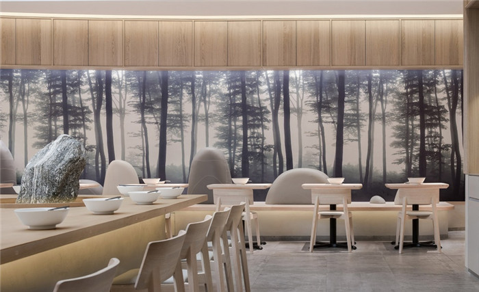 舒淇投資的上海KIKI現代中式特色面館裝修設計案例 舒淇投資的上海KIKI現代中式特色面館裝修設計案例