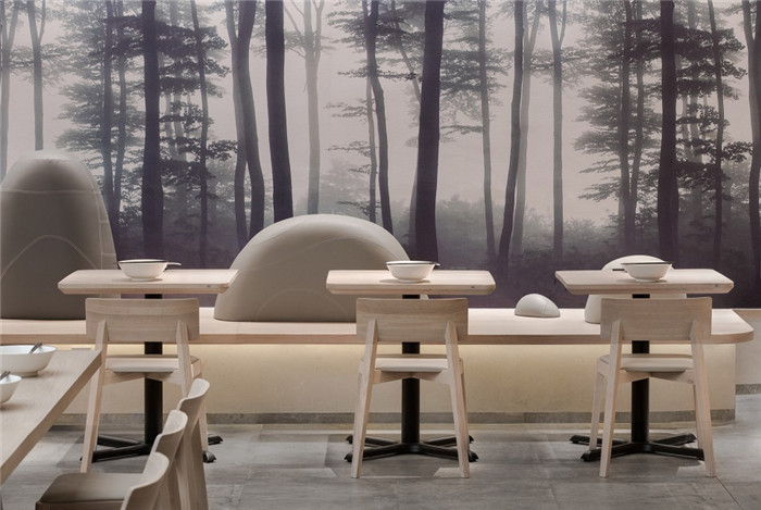 舒淇投資的上海KIKI現代中式特色面館裝修設計案例 舒淇投資的上海KIKI現代中式特色面館裝修設計案例