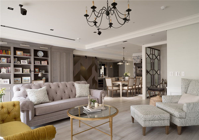 鄭州宏鈺堂專業別墅裝修公司-180平美式別墅大宅裝修實景圖