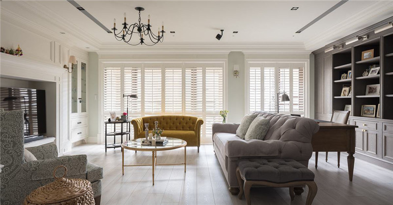 鄭州宏鈺堂專業別墅裝修公司-180平美式別墅大宅裝修實景圖