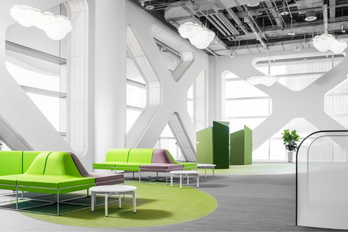 高科技時尚辦公室裝修設計圖 高科技時尚辦公室裝修設計圖