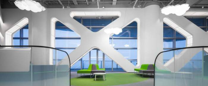 鄭州宏鈺堂推薦高科技公司時尚辦公裝修案例 鄭州宏鈺堂推薦高科技公司時尚辦公裝修案例