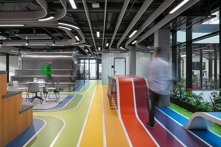 彩虹主題創意科技公司辦公室設計圖 彩虹主題創意科技公司辦公室設計圖