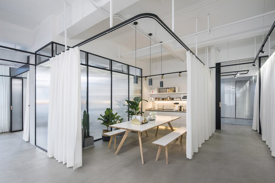 辦公室休閑區域裝修實景圖