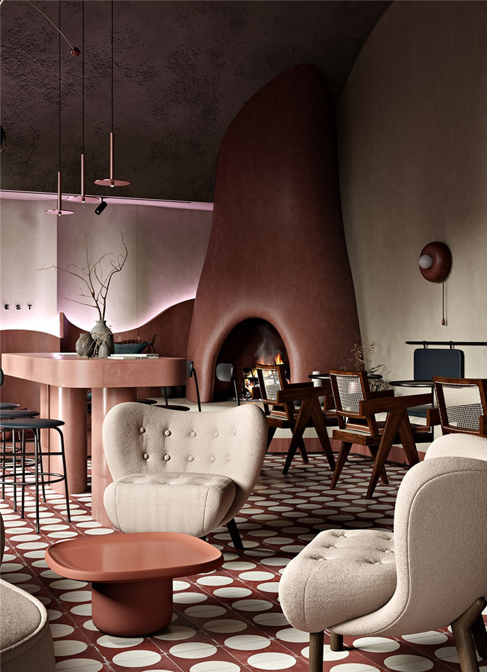 國外復古工業風餐廳酒吧設計案例