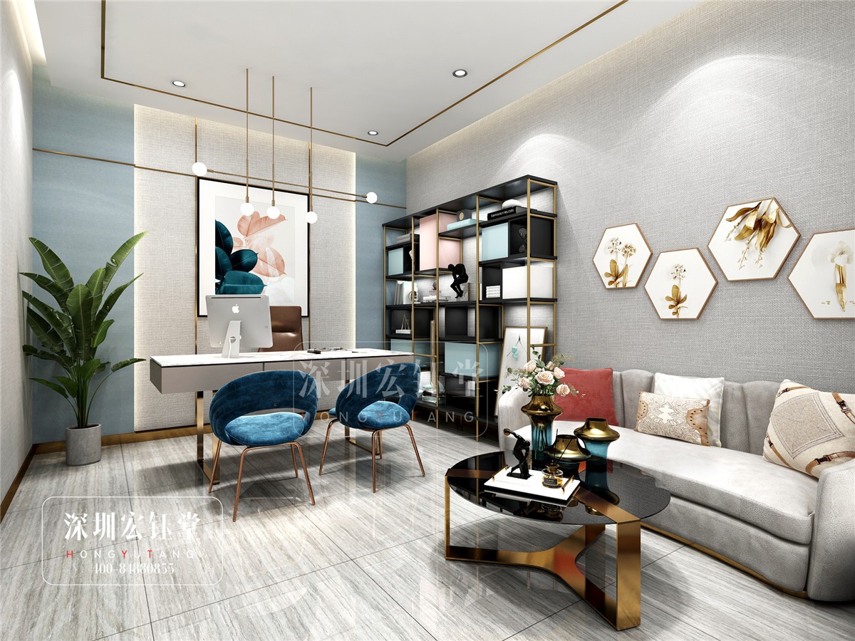 鄭州佑尓美醫療整形醫院咨詢洽談室裝修設計效果圖-宏鈺堂作品