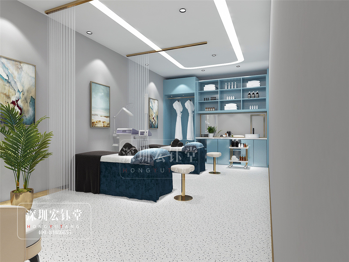 鄭州佑尓美醫療整形醫院二樓光療中心裝修設計方案-宏鈺堂作品