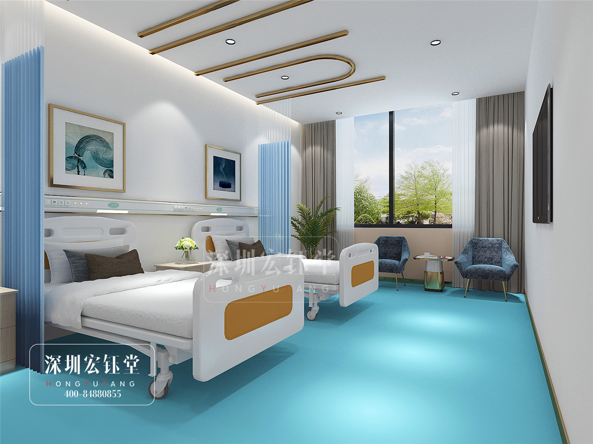 鄭州佑尓美醫療整形醫院二樓病房區裝修設計方案-宏鈺堂作品