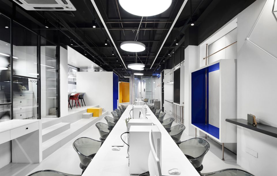 辦公室辦公區裝修效果圖