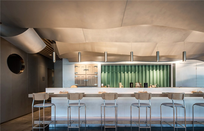 以云為主題的壽司店裝修設計圖 以云為主題的壽司店裝修設計圖